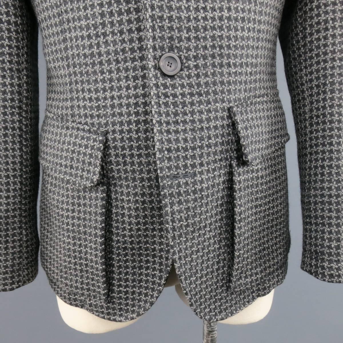 mens wool patch pocket jacket