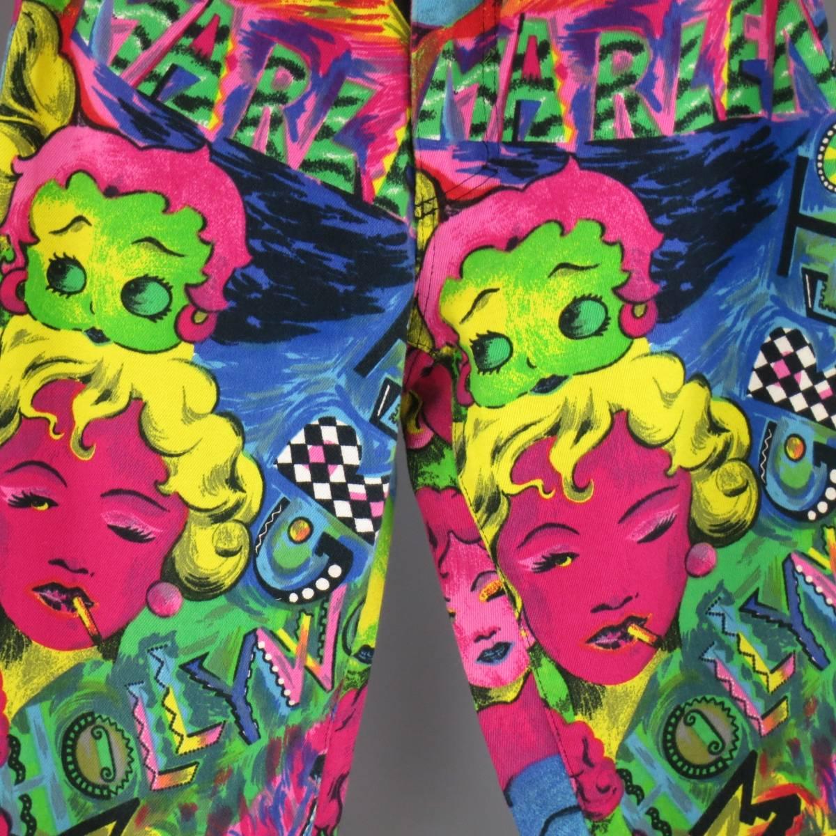 versace betty boop jeans