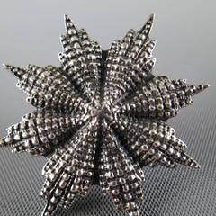 UGO CACCIATORI Petite broche étoile en argent sterling à étoile