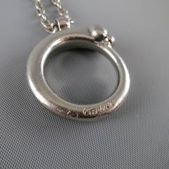 Vintage CARTIER Porte-Clés Jaguar en métal argenté