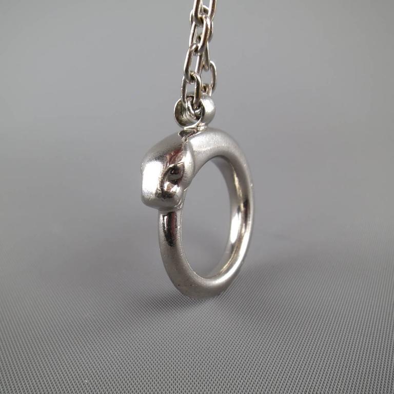 cartier silver chain