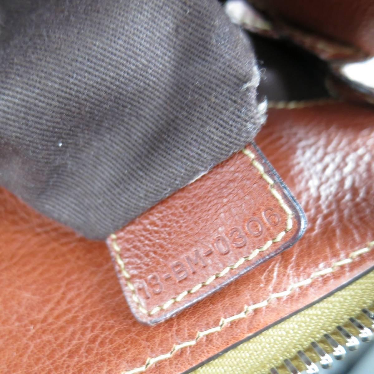 CHLOE Brown Contrast Stitch Leather Edith Handbag 3