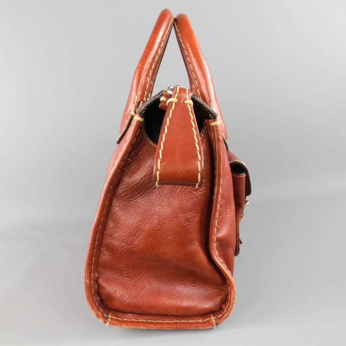 chloe brown leather bag