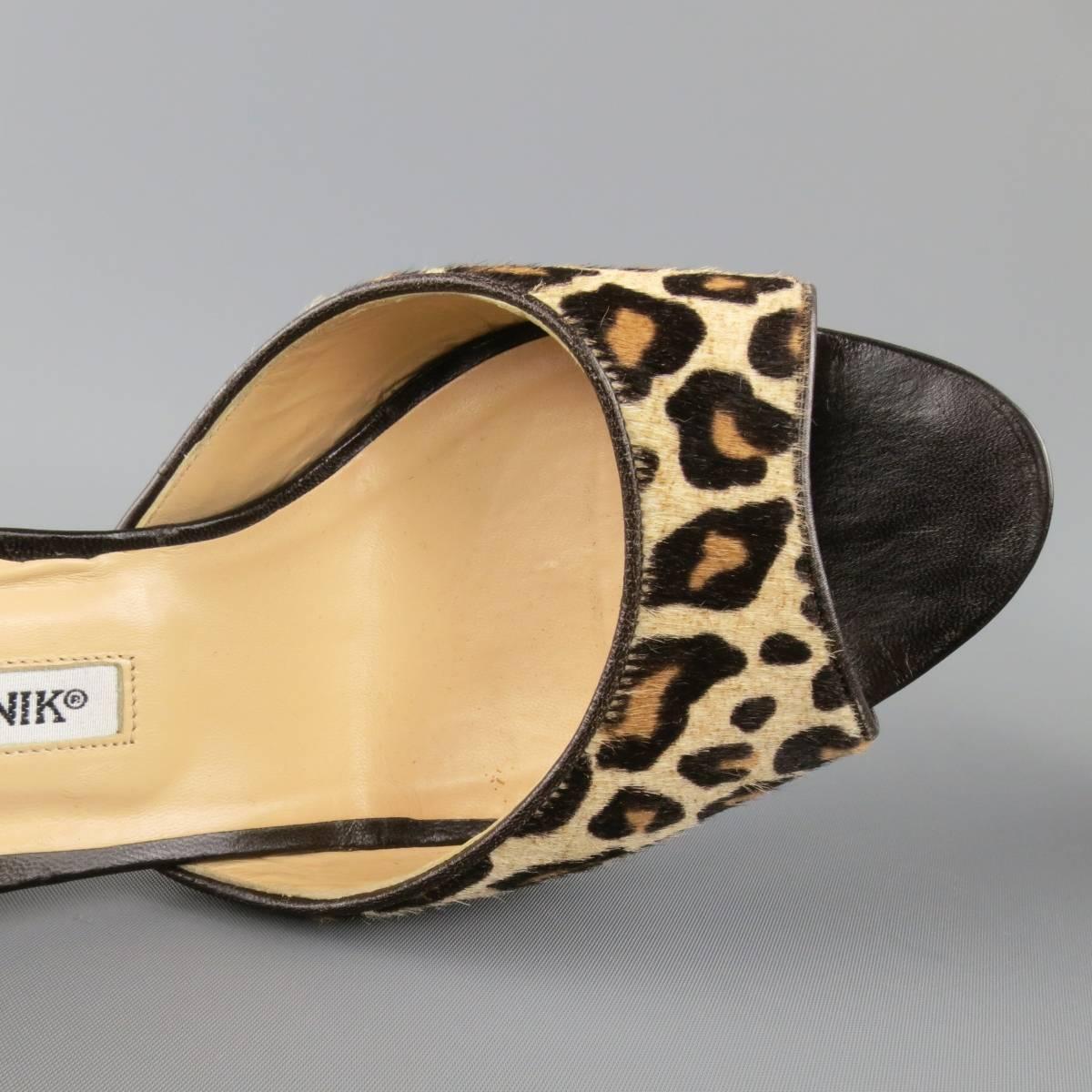 manolo blahnik leopard pumps