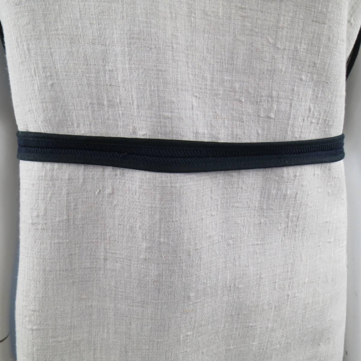 MARNI Size 2 Beige Wool / Linen Sleeveless Reverse Seam Dress 2