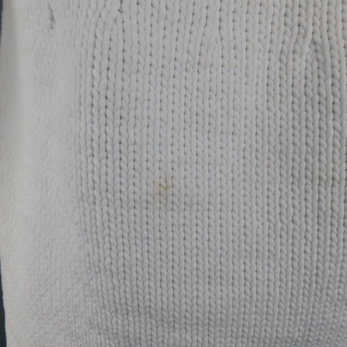 Gray Yohji Yamamoto Off White Oversized Starched Sweater