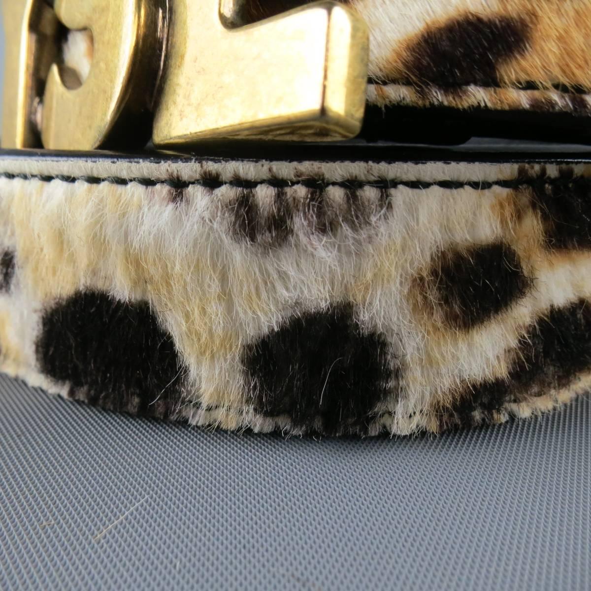 ysl cheetah belt