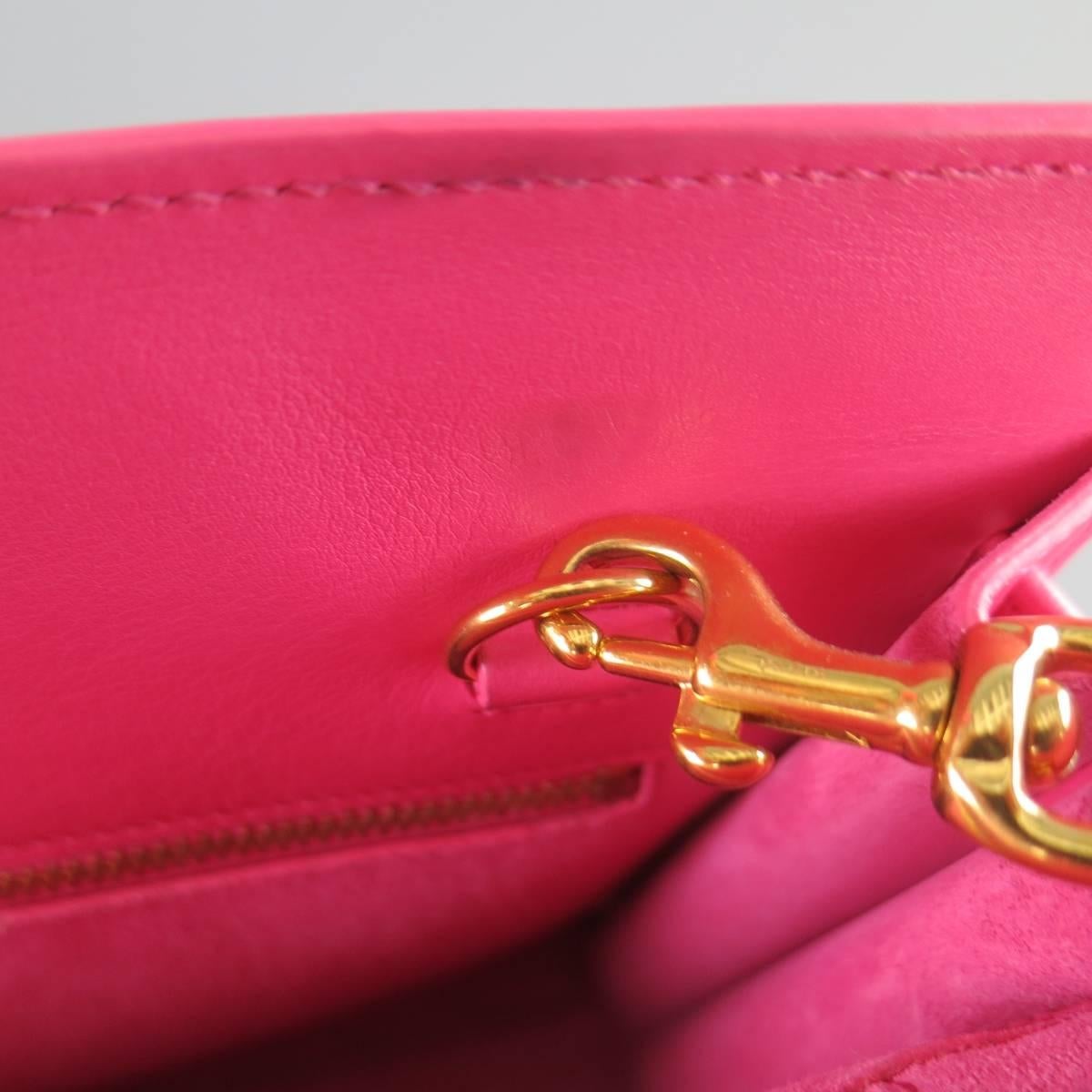 Saint Laurent Handbag - Pink Leather Small Sac Du Jour Bag Bag 4