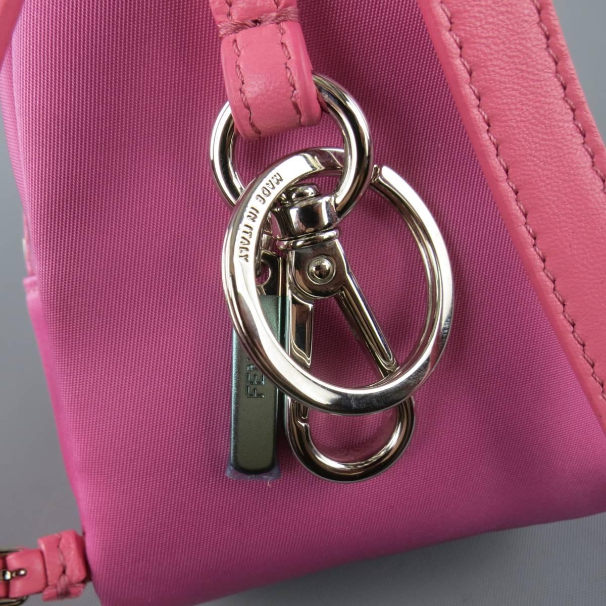 Women's or Men's FENDI Pink Monster Micro Backpack Keychain Charm