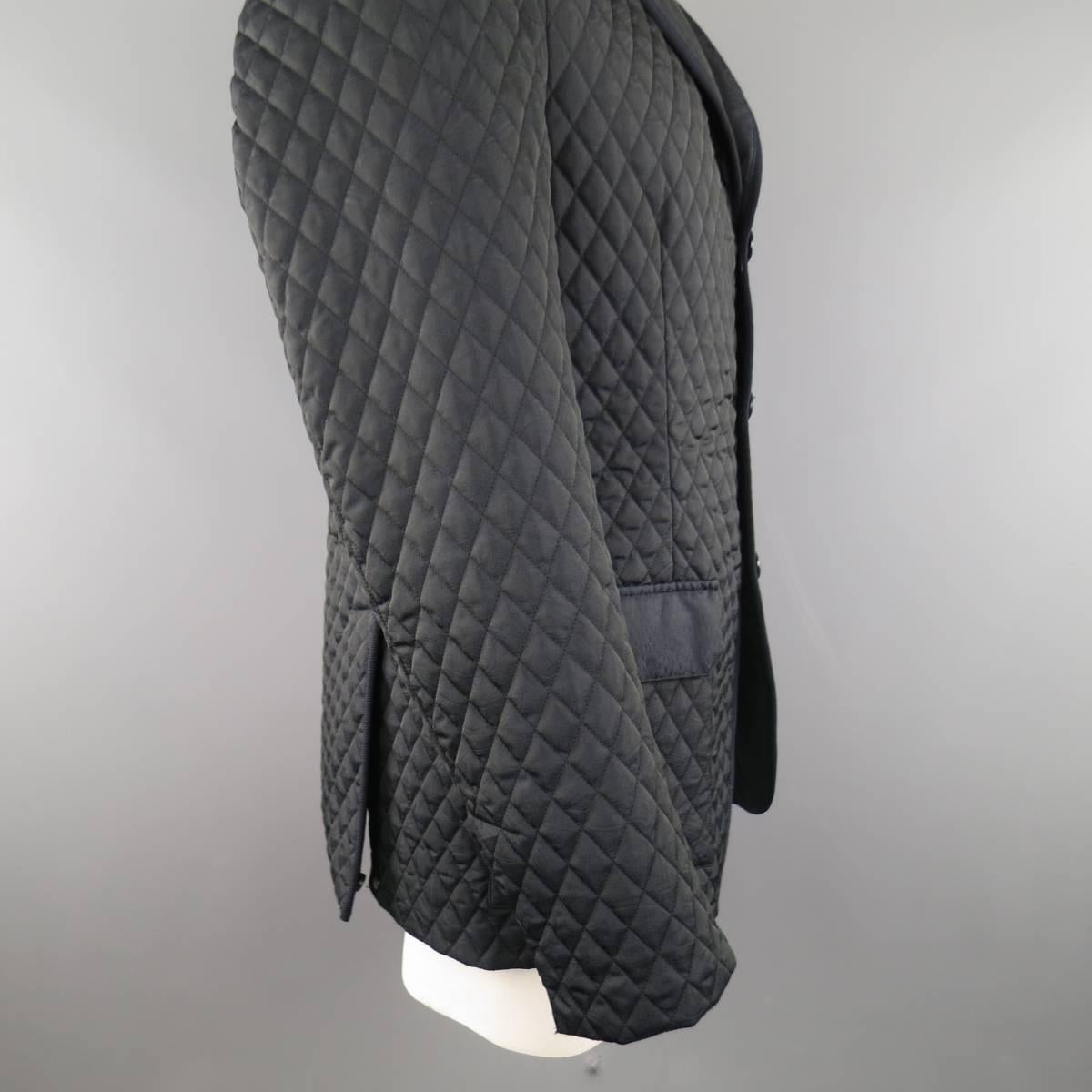 mens quilted sport coat