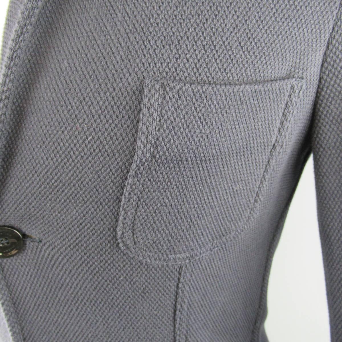Men's VALENTINO S Regular Navy Woven Cotton Blend Sport Coat In Good Condition In San Francisco, CA