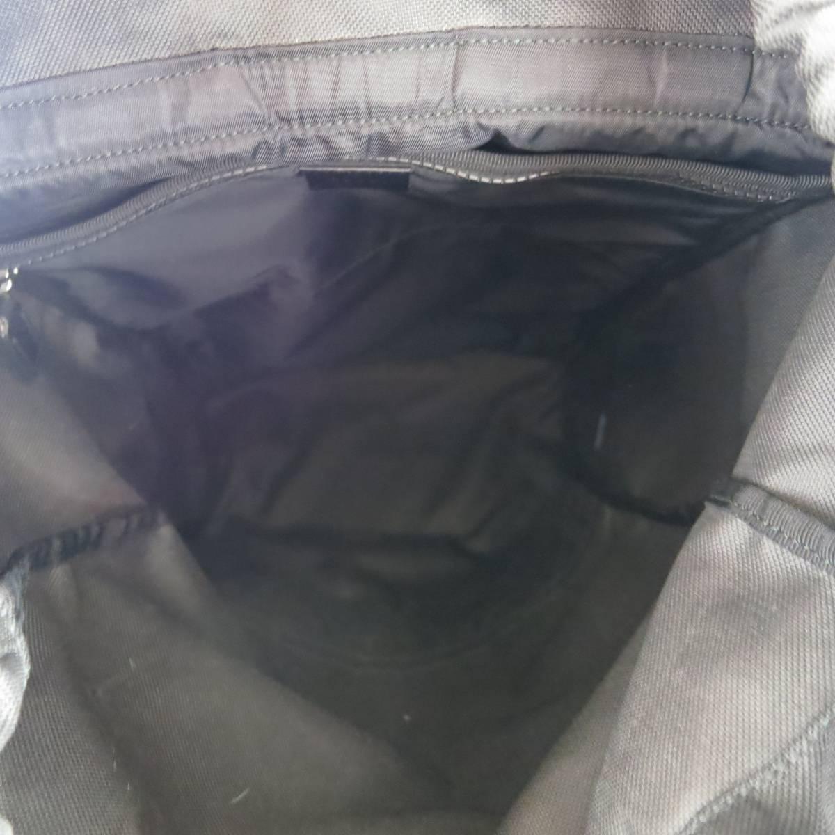GUCCI Black Nylon Striped Webbing Gold Lion Head Techpack Backpack 1