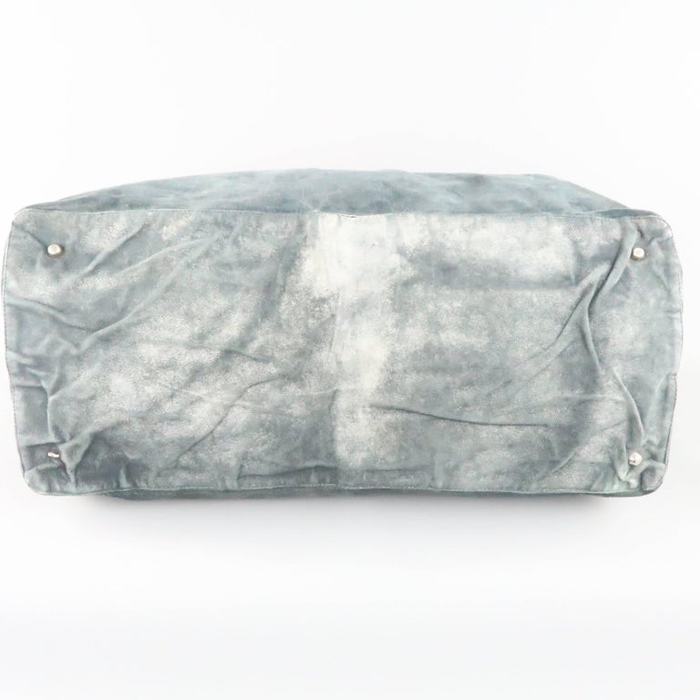 MARCO TAGLIAFERRI Teal Over Distressed Leather Oversized 'Birk