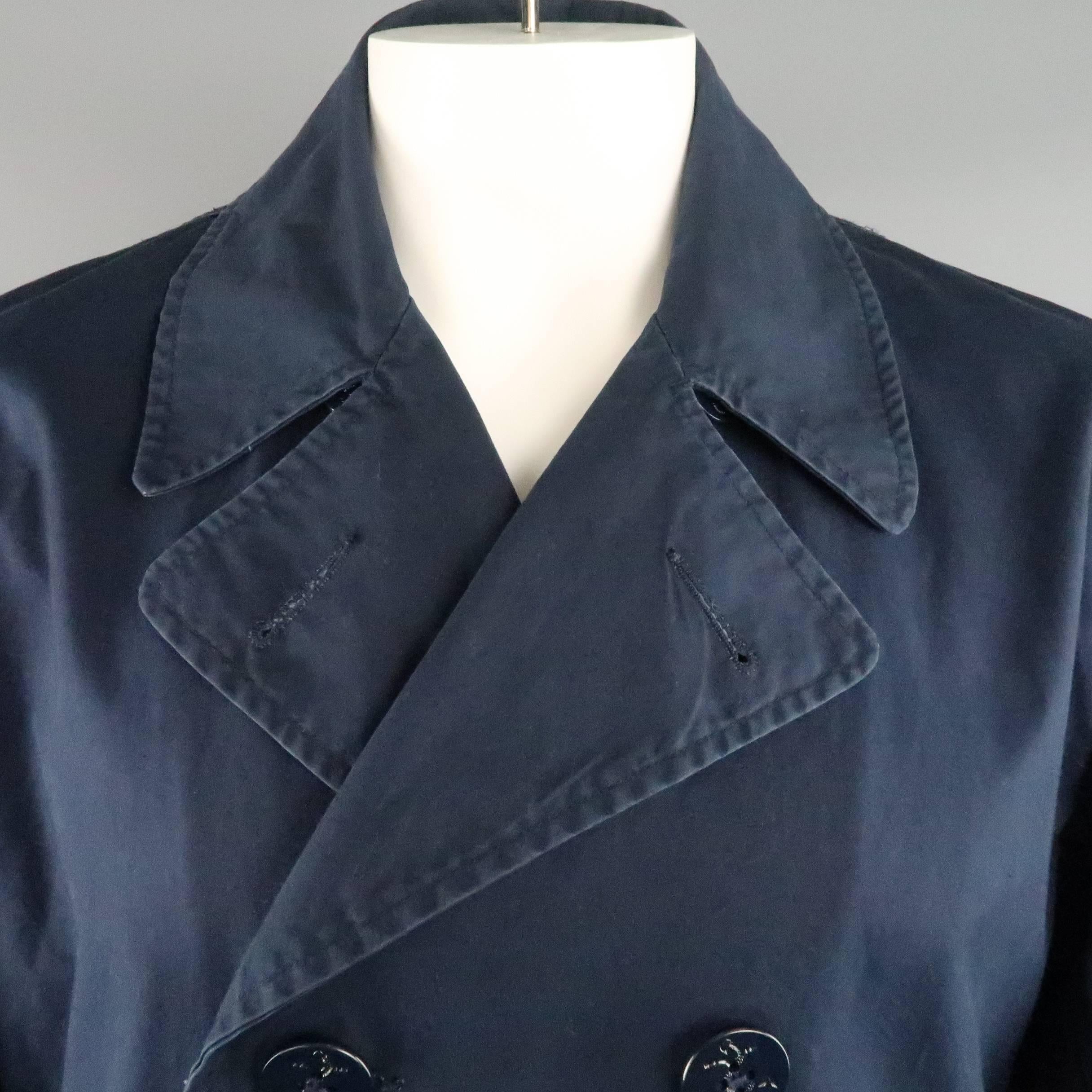 men's cotton peacoat