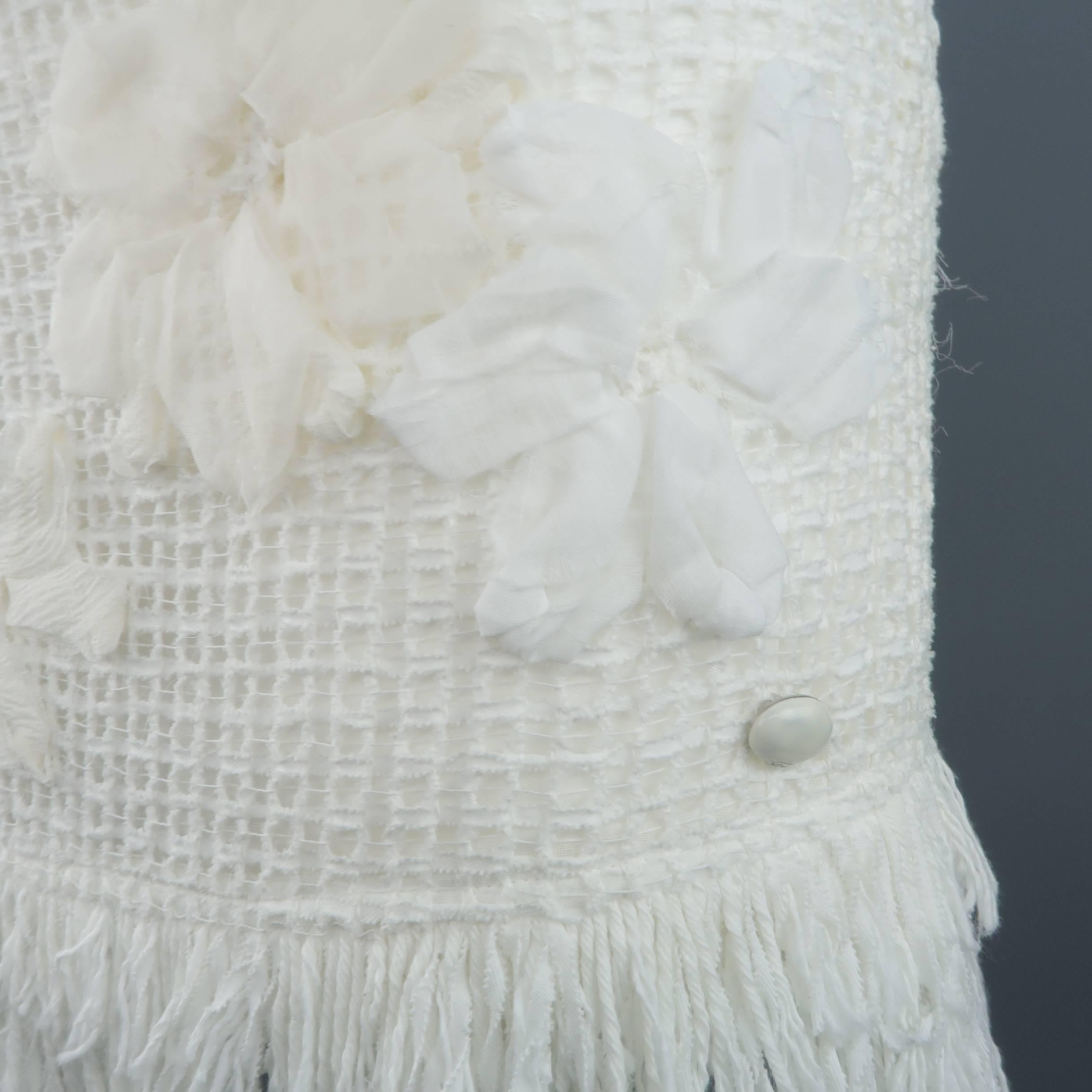 chanel mesh skirt