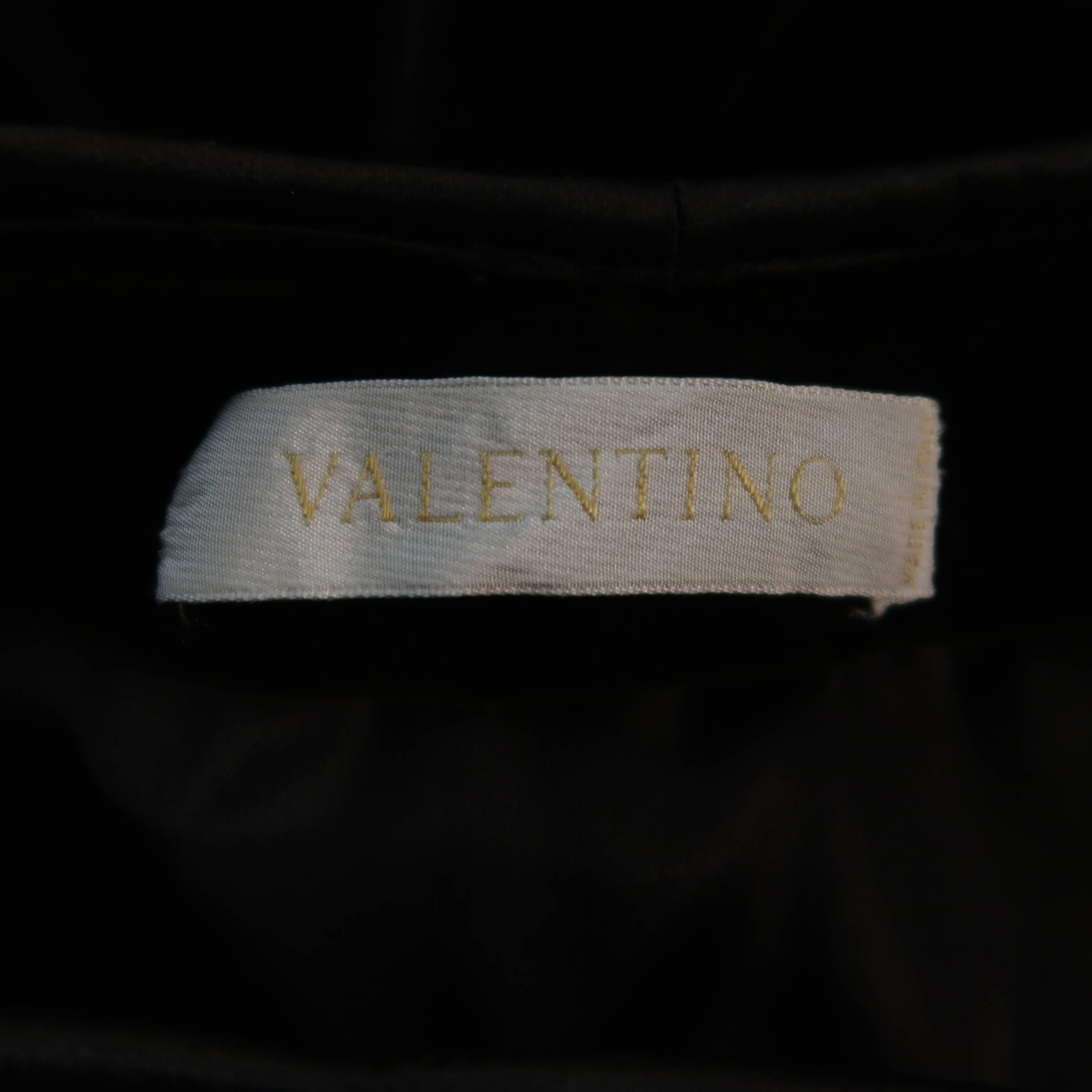 VALENTINO Size 6 Brown Velvet Silk Piping Straight Leg Jeans 1