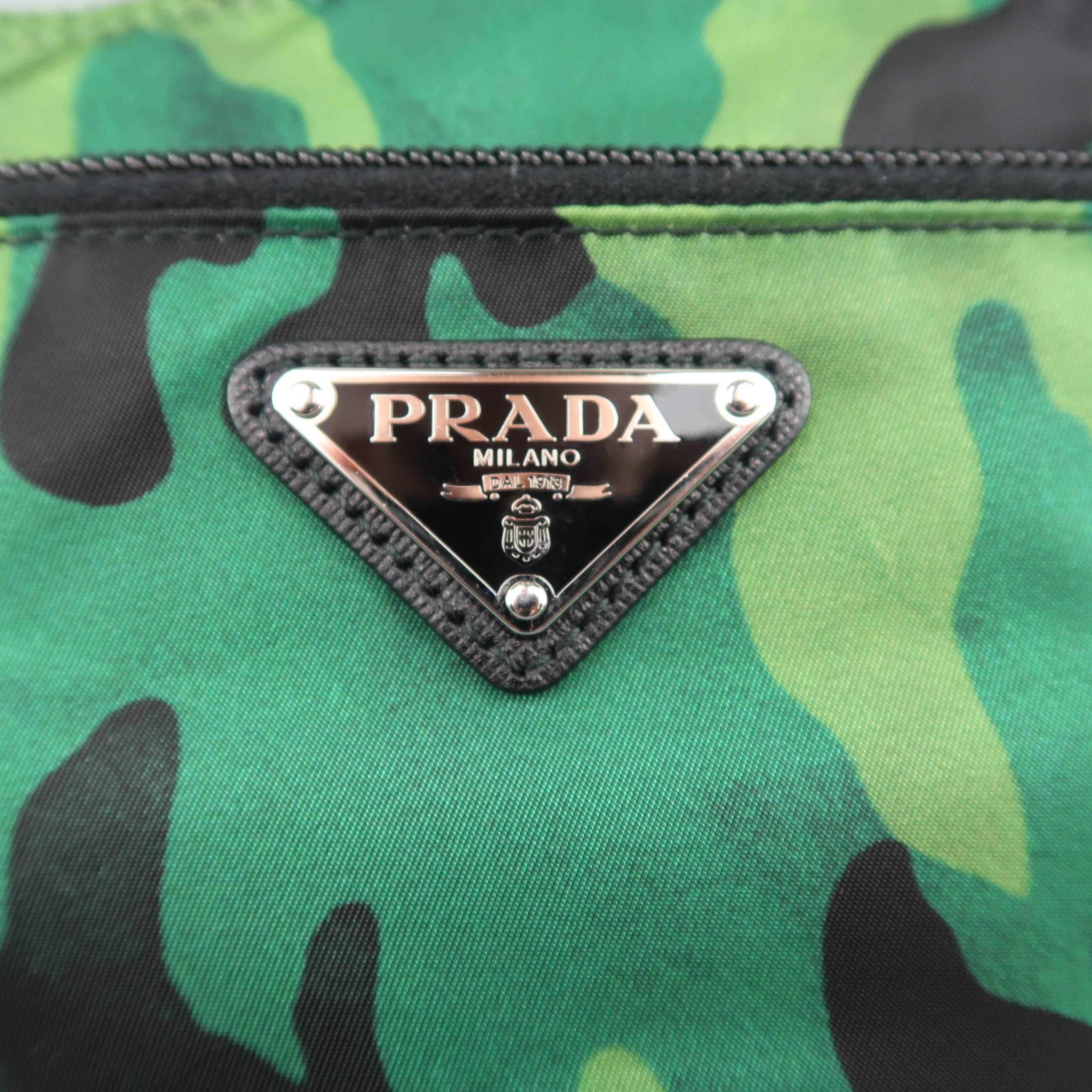 distressed camouflage bag