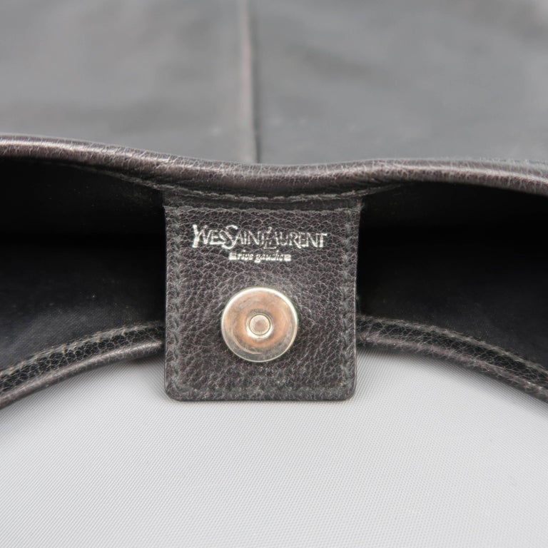 Mombasa leather handbag Yves Saint Laurent Black in Leather - 24616700