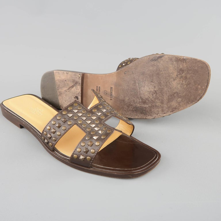 oran brown sandals