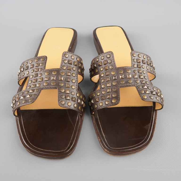 oran brown sandals