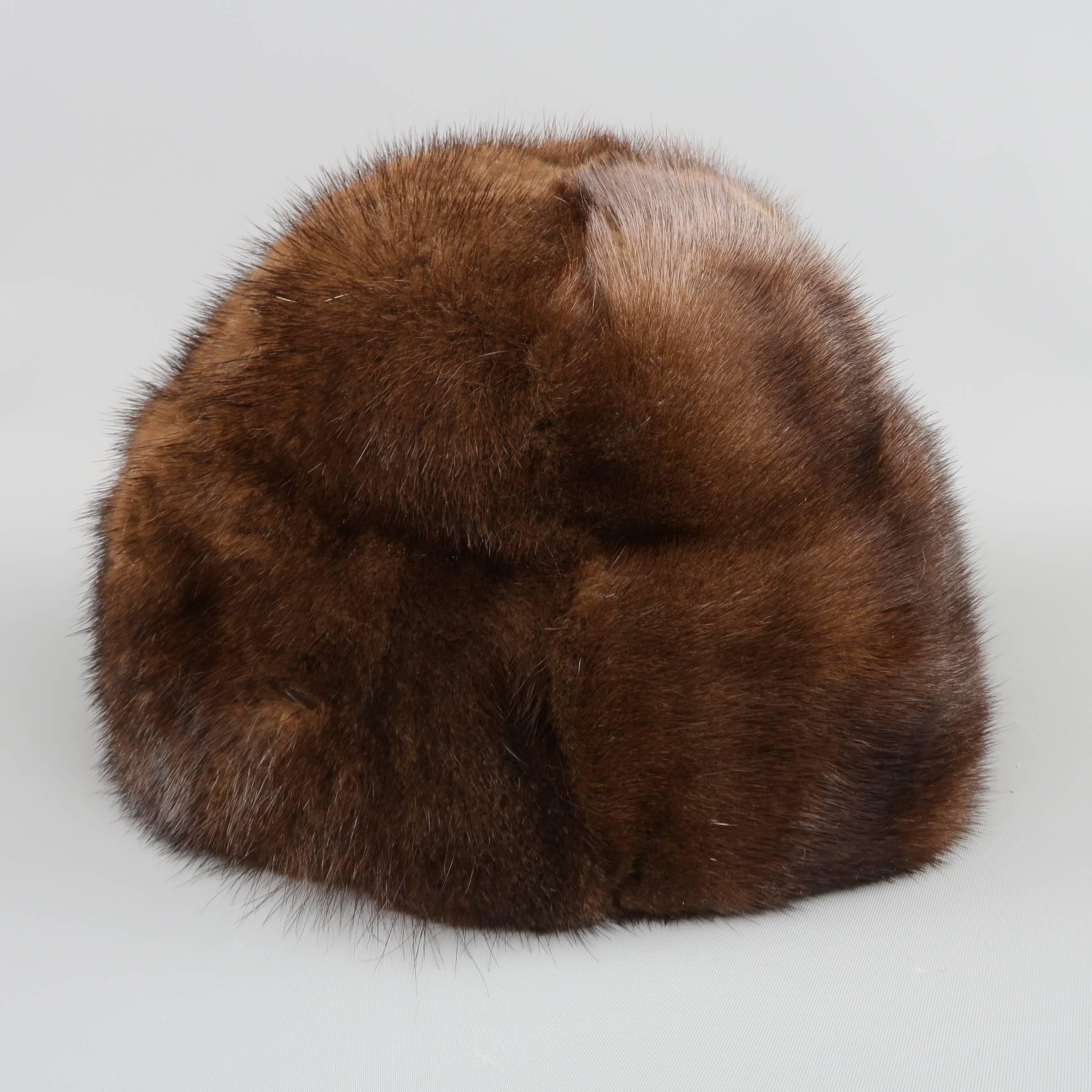 mink hat vintage