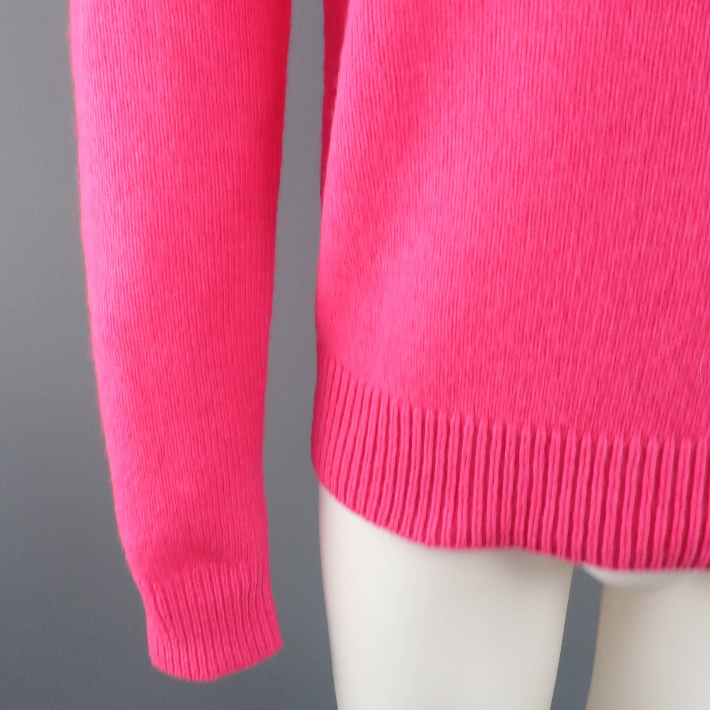 mens hot pink sweater