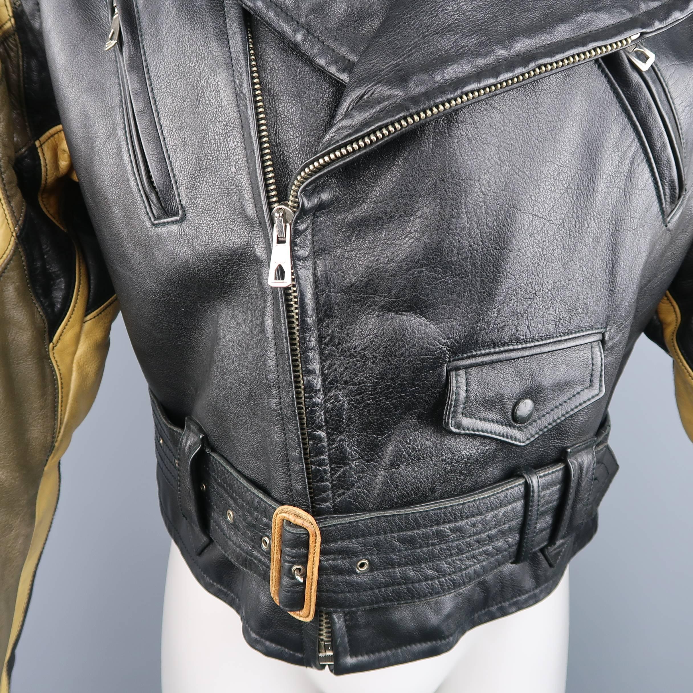 harlequin leather jacket