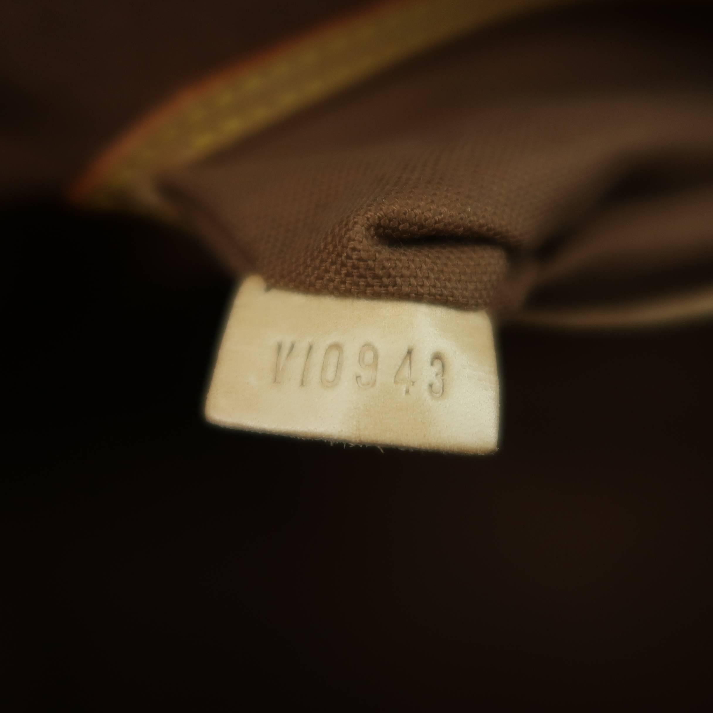 Louis Vuitton Handbag Brown Monogram Canvas and Leather Alma PM Bag 5