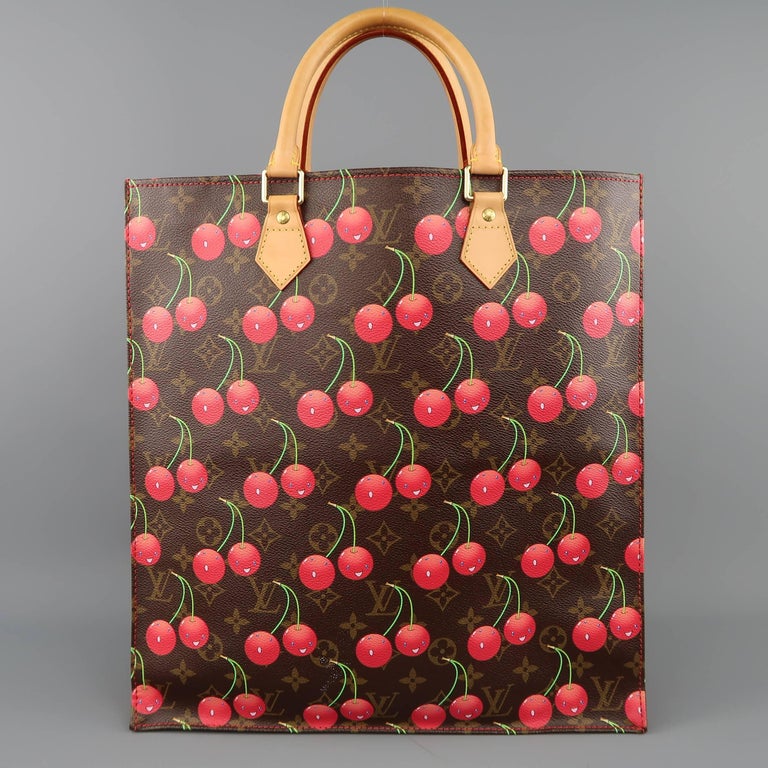 Louis Vuitton Limited Edition Monogram Canvas Cerises Sac Plat