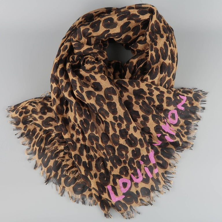 Louis Vuitton x Stephen Sprouse Leopard-Print Cashmere-Blend Scarf at  1stDibs  stephen sprouse scarf, louis vuitton leopard stole, louis vuitton  sprouse scarf