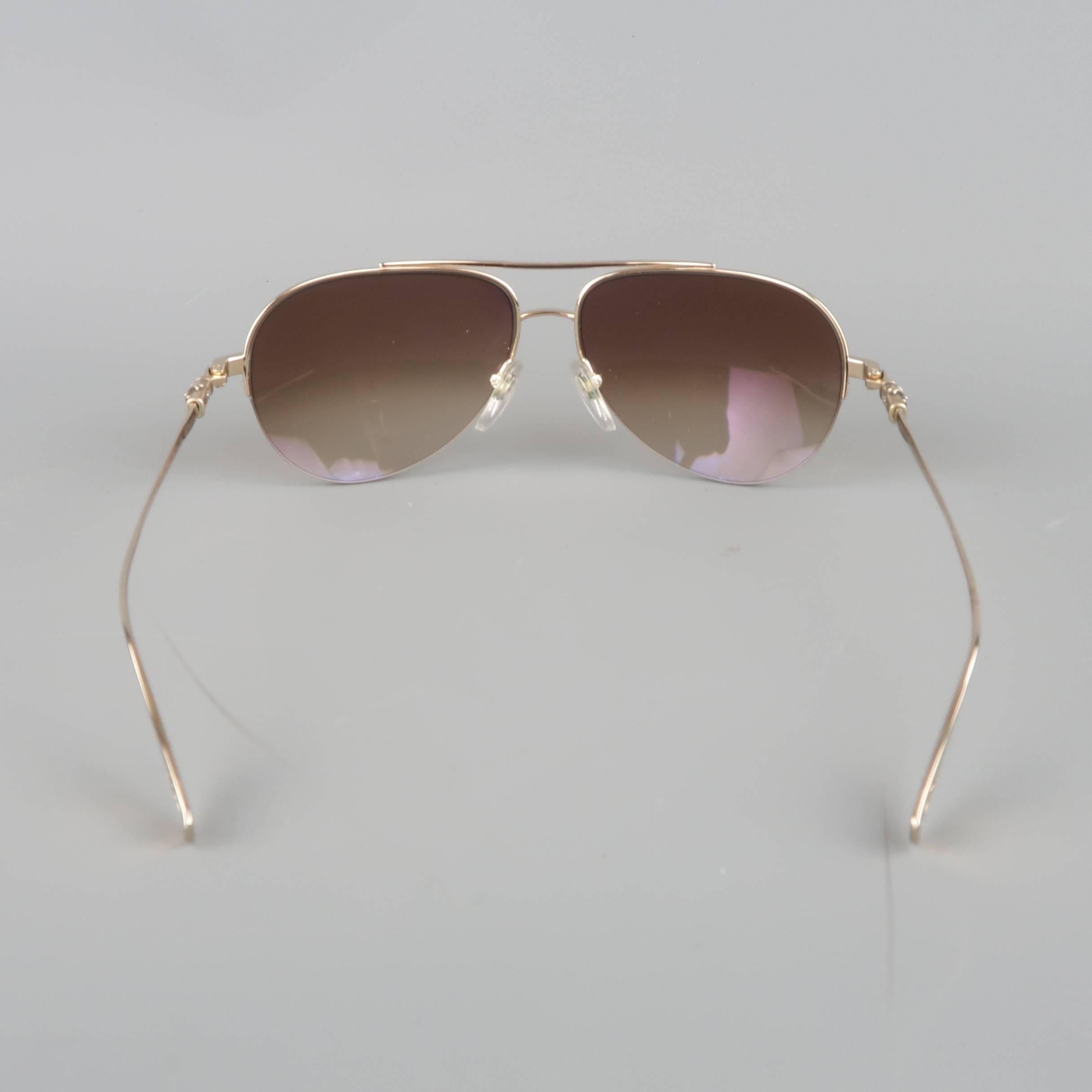 chrome aviator sunglasses