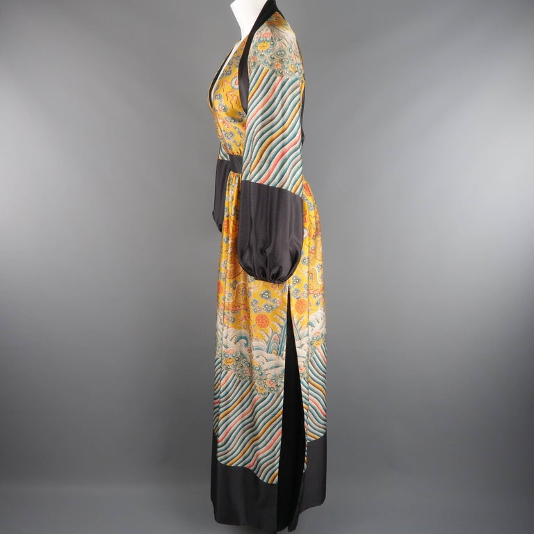chinese dress ladies Phoenix and Dragon Daniela Maxi Dress – ArtMonsterAI