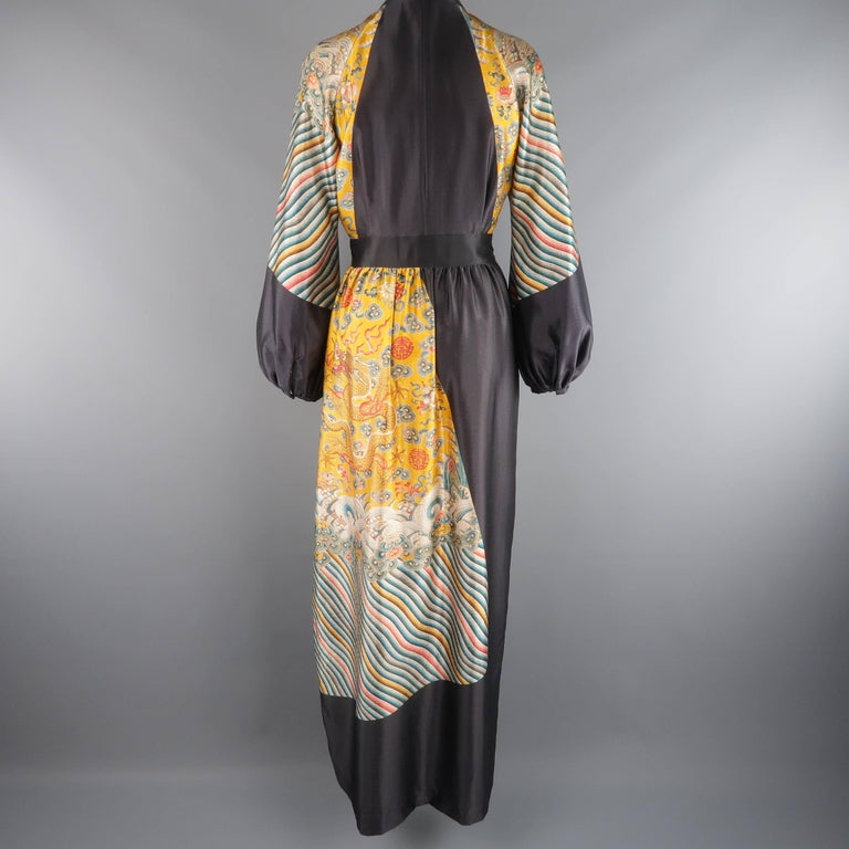 knee length dresses for ladies Tilly Dragon Maxi Dress – Voluptuous Vintage main image 1