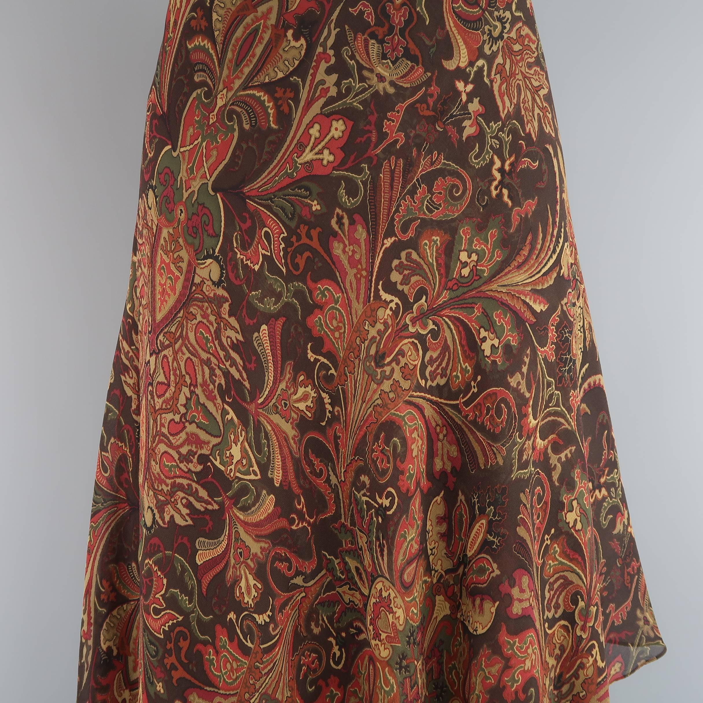 ralph lauren brown skirt