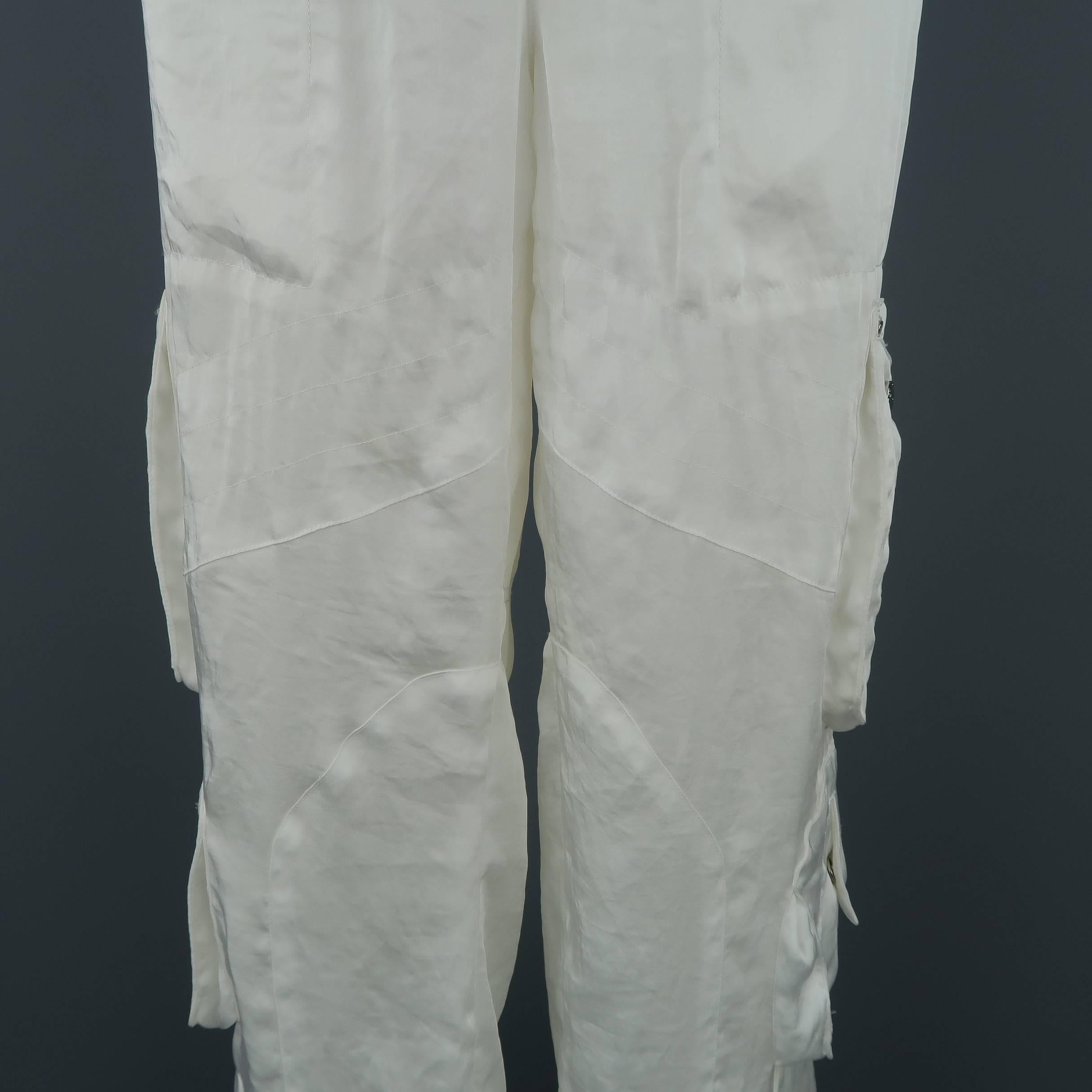 sheer white pants