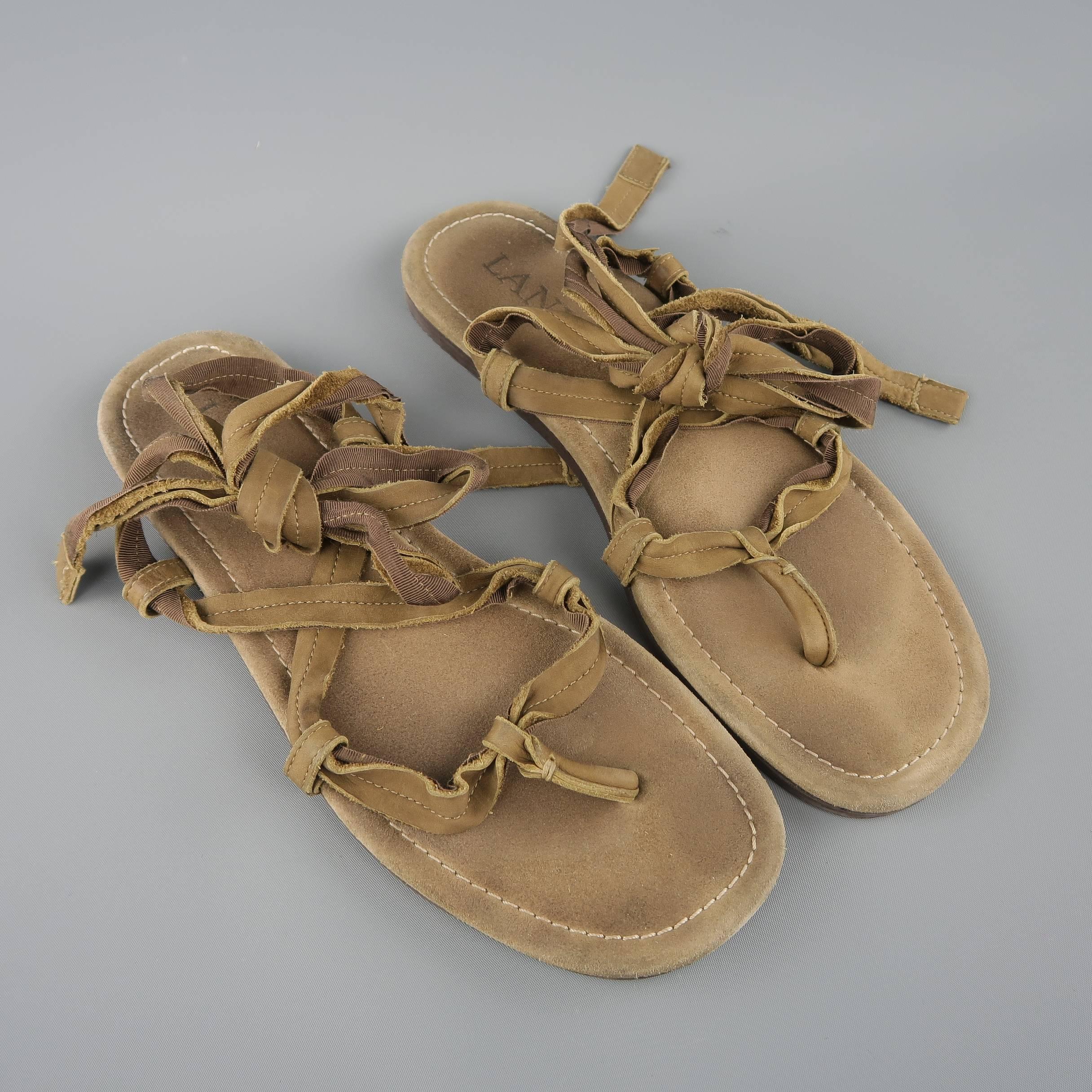 lanvin gladiator sandals