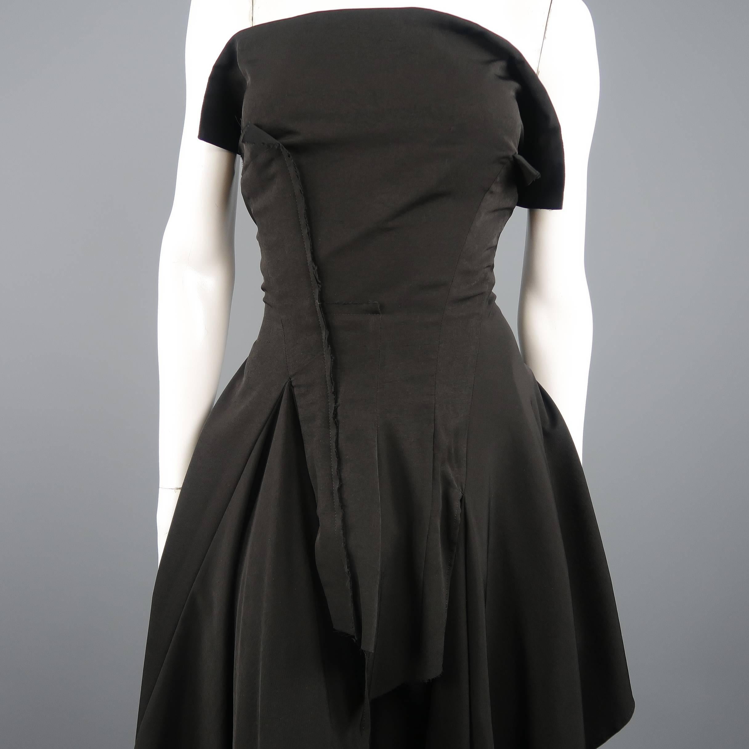 yohji yamamoto black dress