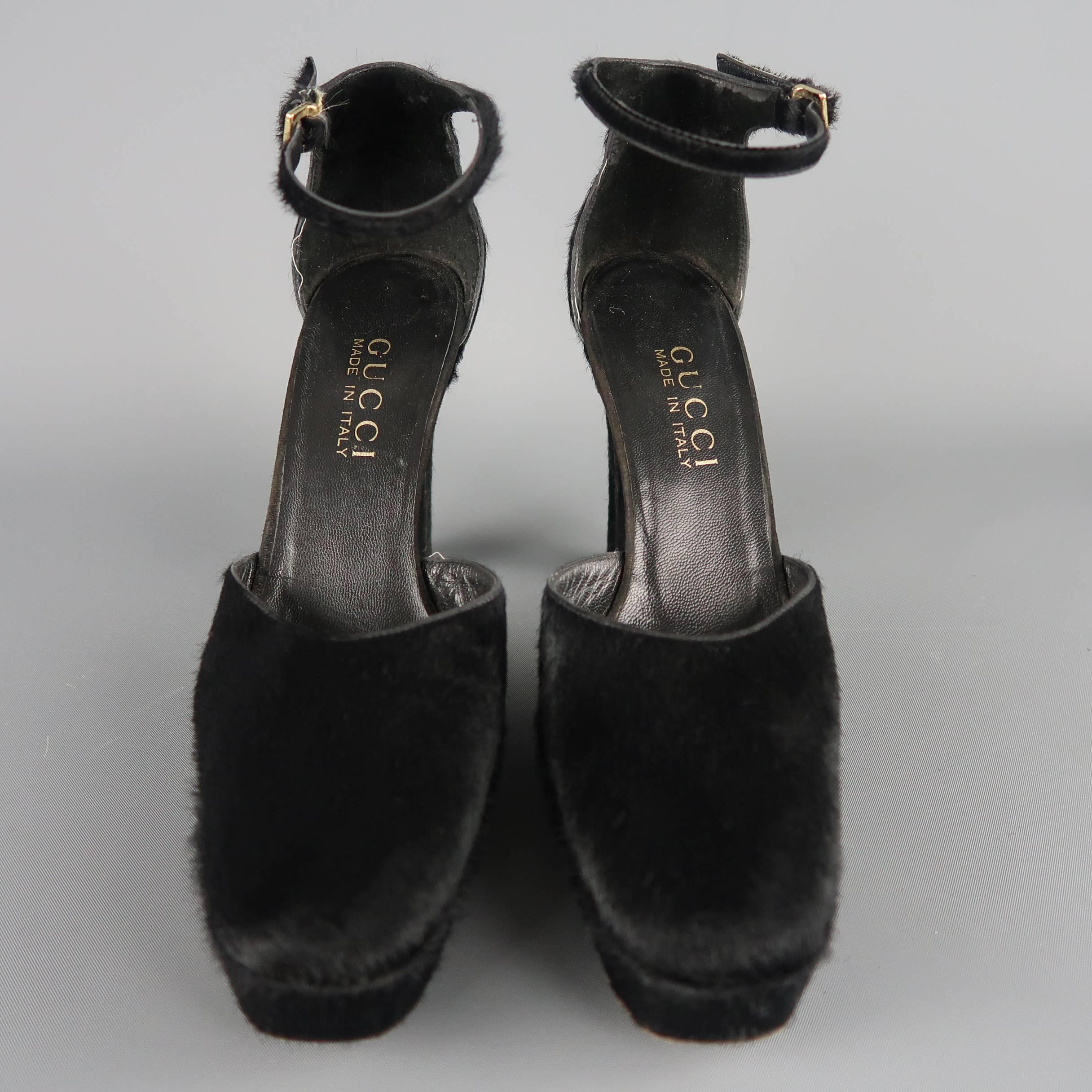 gucci pony hair shoes