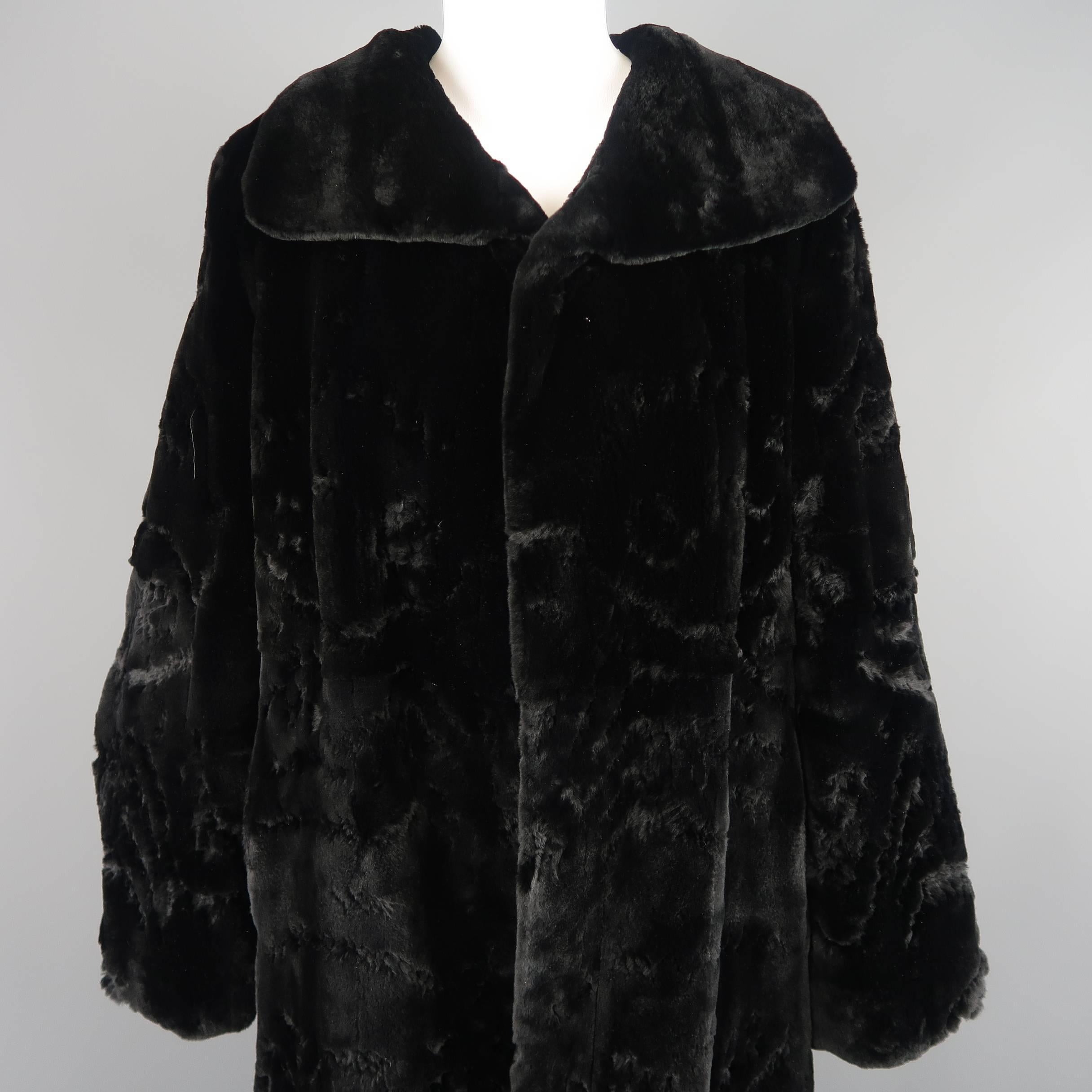Oscar De La Renta Print Silk and Embroidered Mink Fur Opera Evening Ikat Coat  3