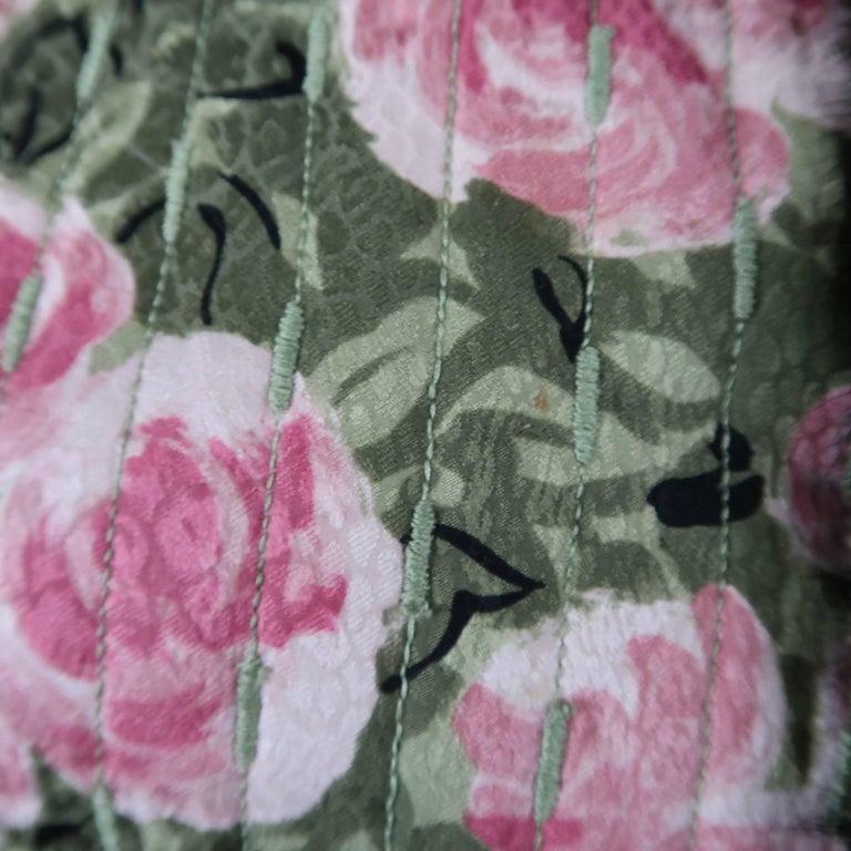 Bill Blass Pearl Pink Green Tie-Dye Square Neck Sleeveless Fit & Flare Mini Dress