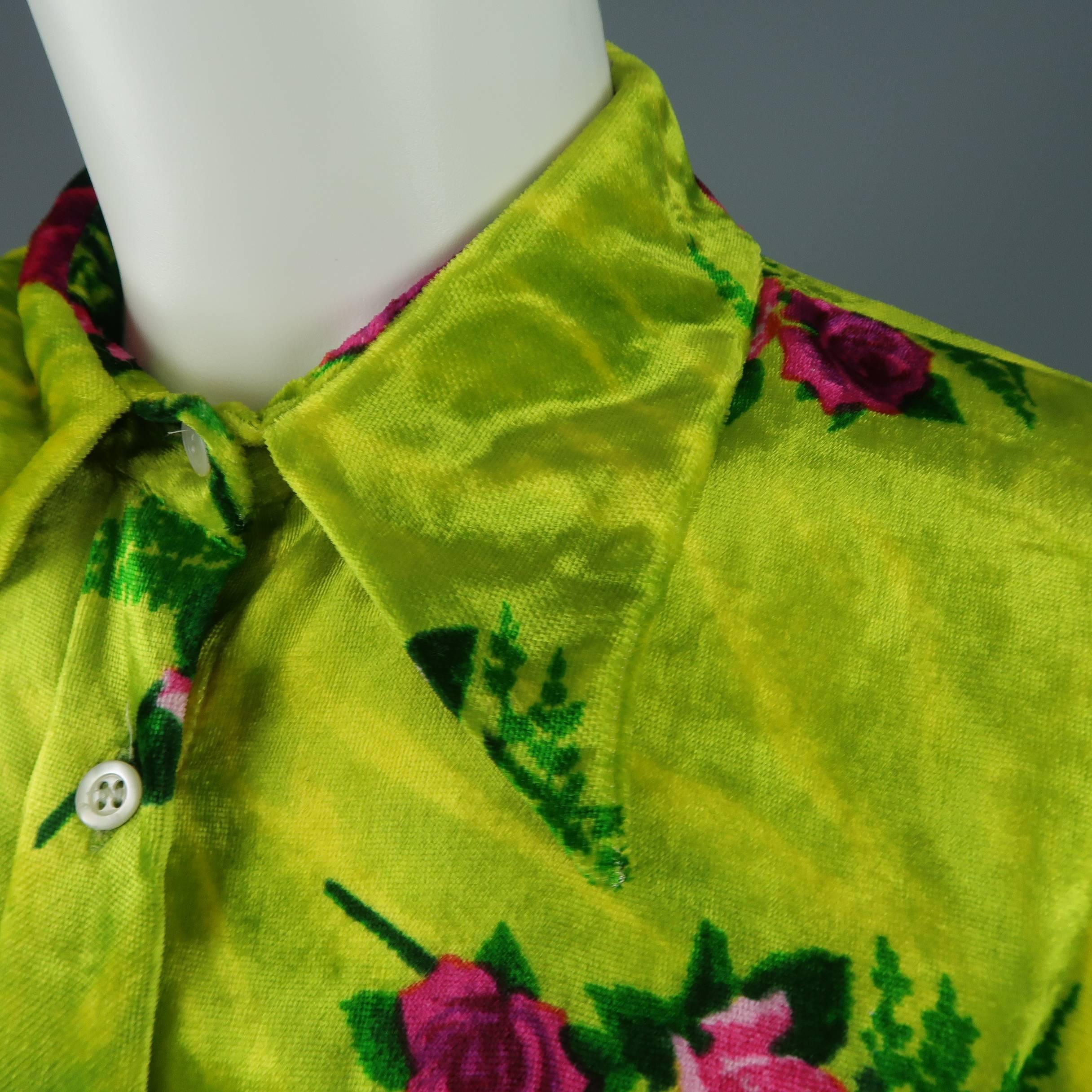 chartreuse blouse