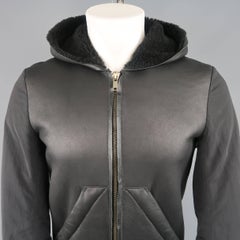 RICK OWENS Jacket - Men's Black Bomber Coat