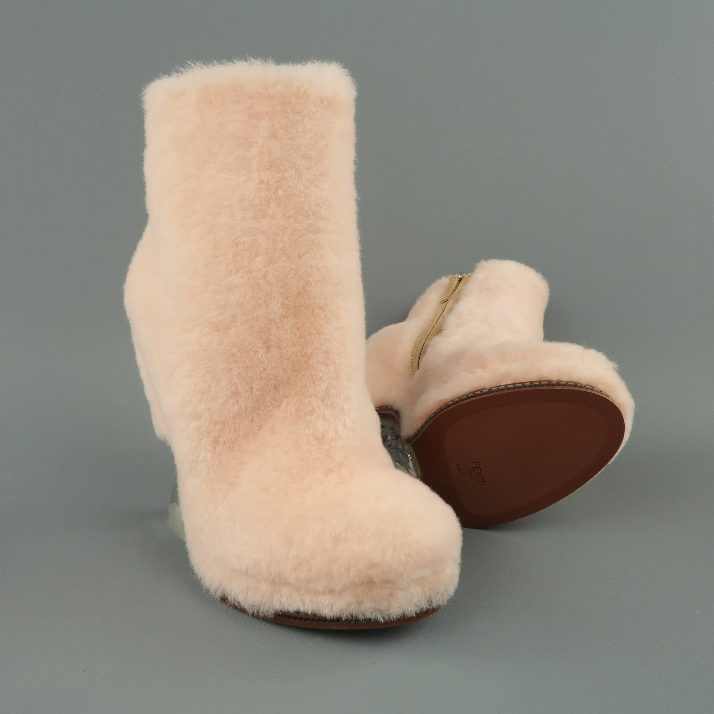 pink fendi snow boots