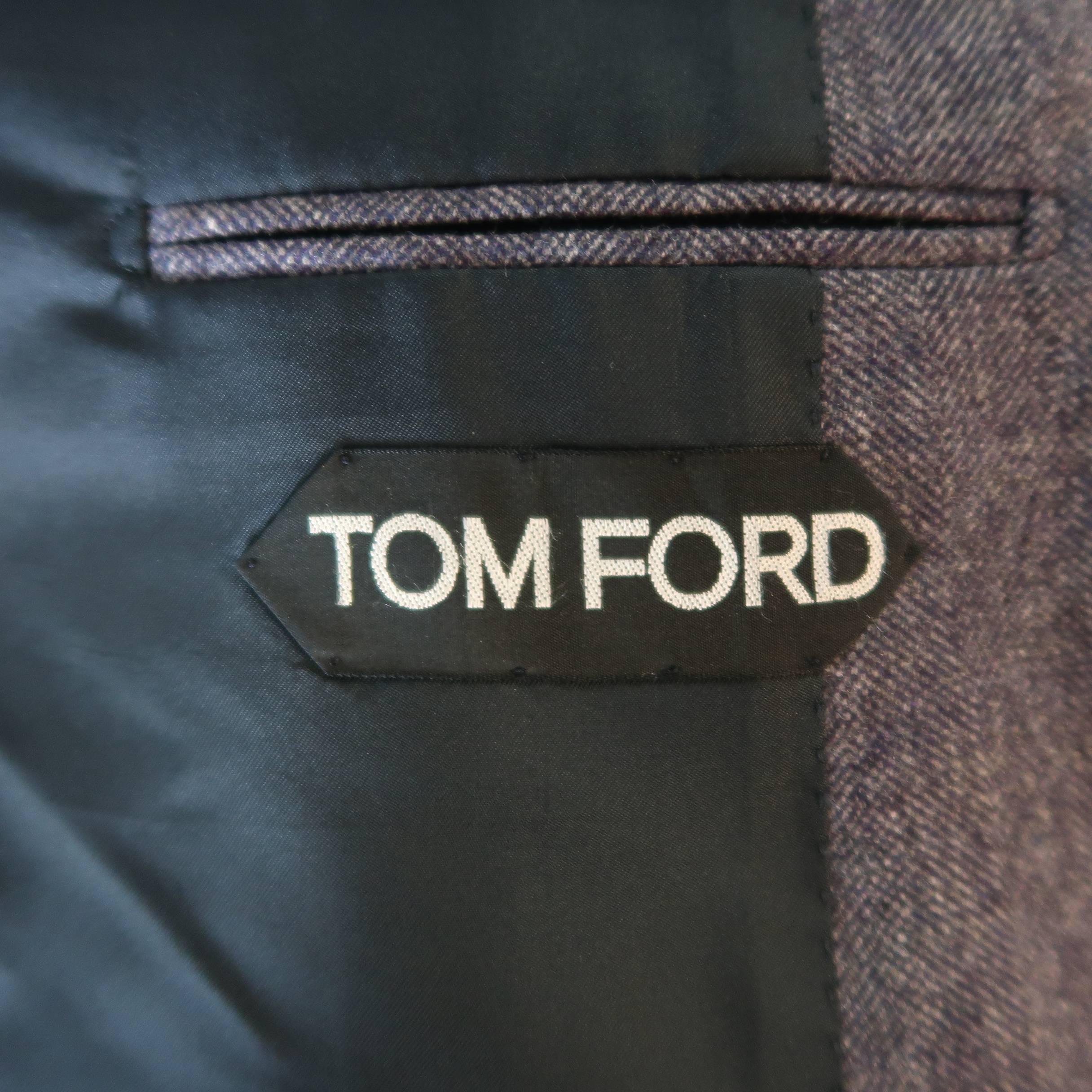 Tom Ford Sport Coat - Men's Light Purple Wool / Cashmere Jacket ...