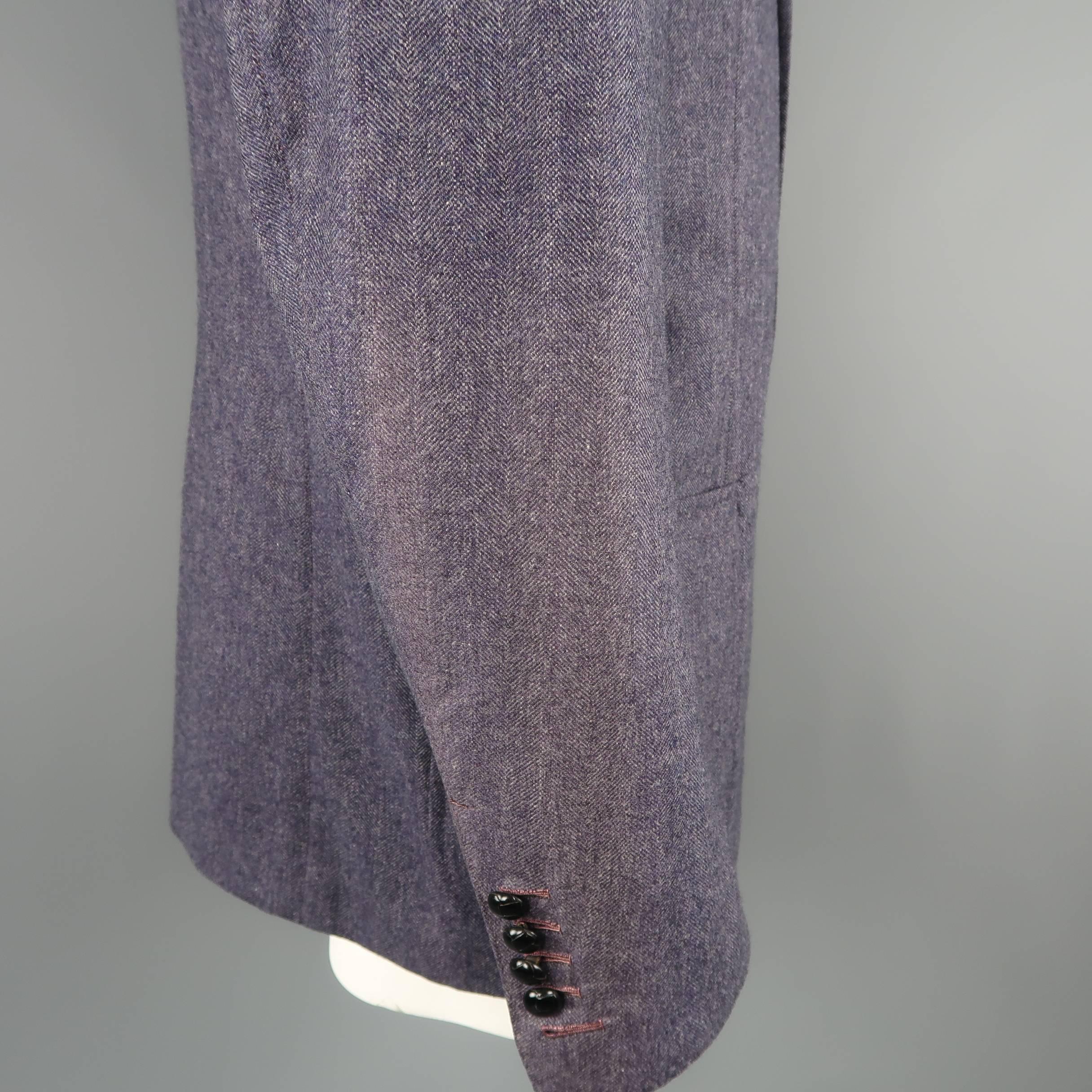Gray Tom Ford Sport Coat - Men's Light Purple Wool / Cashmere Jacket / Blazer