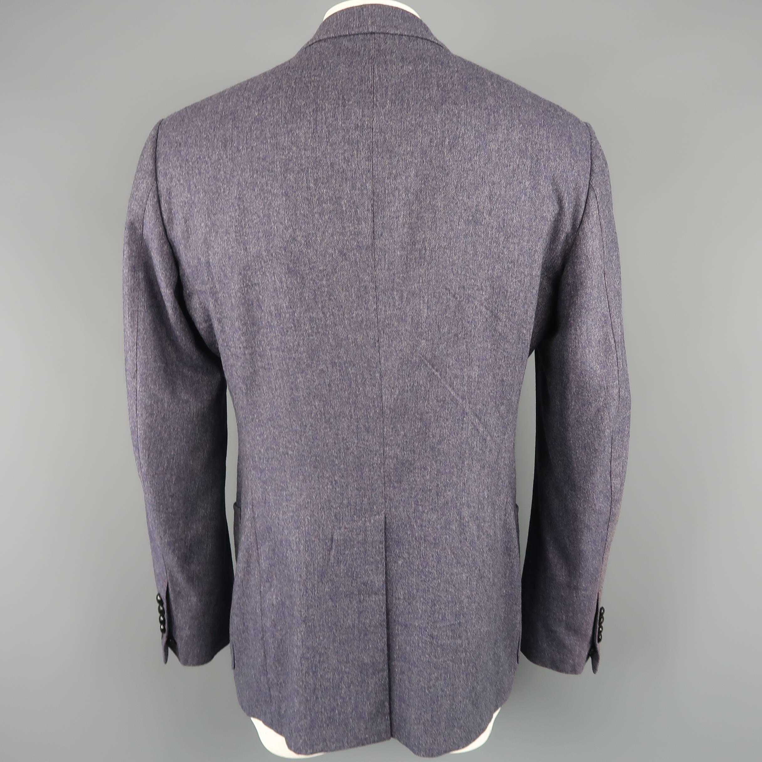 Tom Ford Sport Coat - Men's Light Purple Wool / Cashmere Jacket / Blazer In Fair Condition In San Francisco, CA