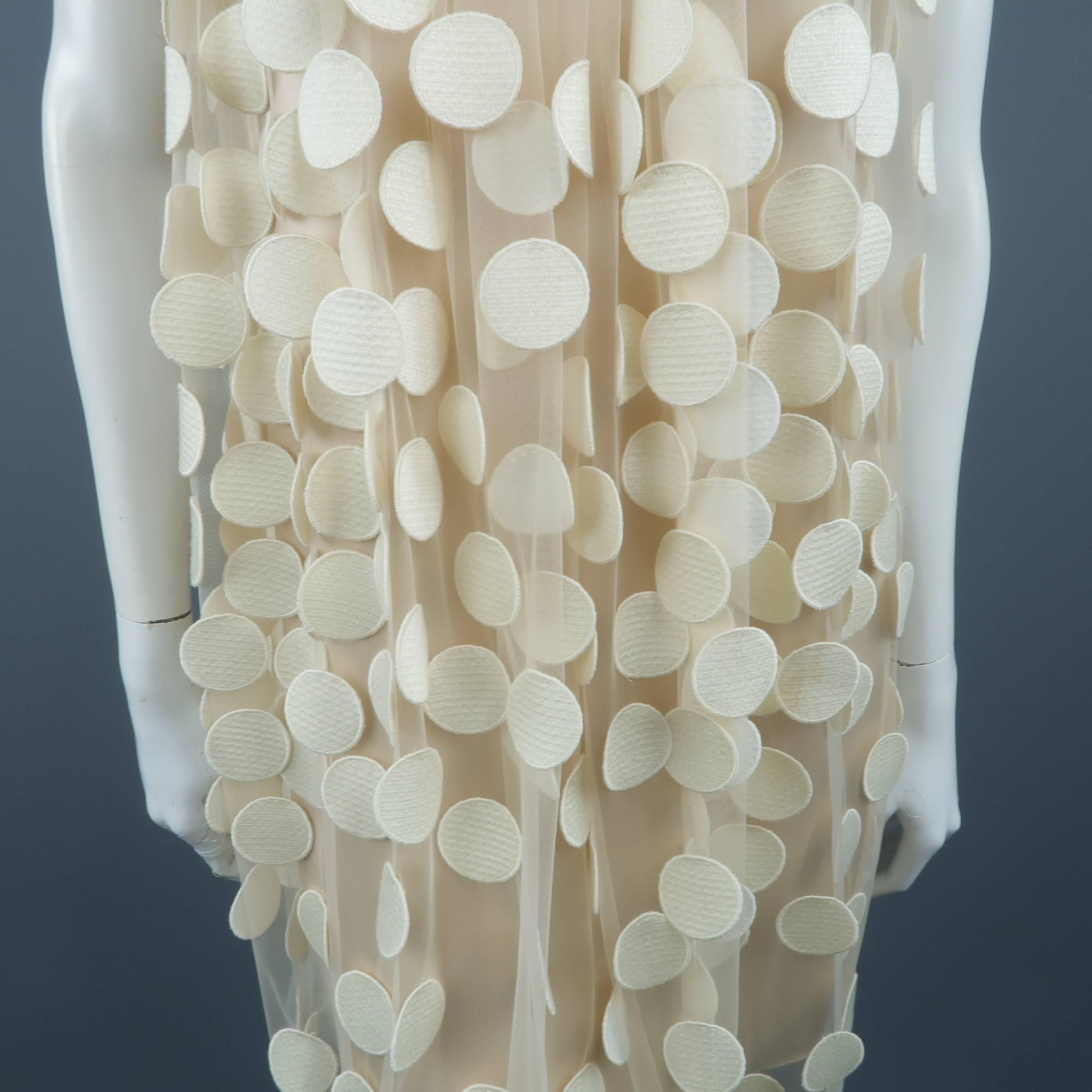 Stella McCartney Dress - Fall 2011 Runway - Cream Polka Dot Tulle Cocktail 1