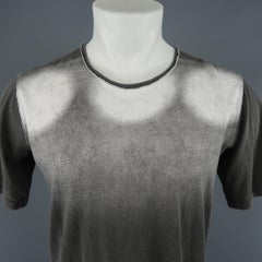 DRKSHDW by Rick Owens Men's Dark Gray Ombre Graphic Cotton T shirt