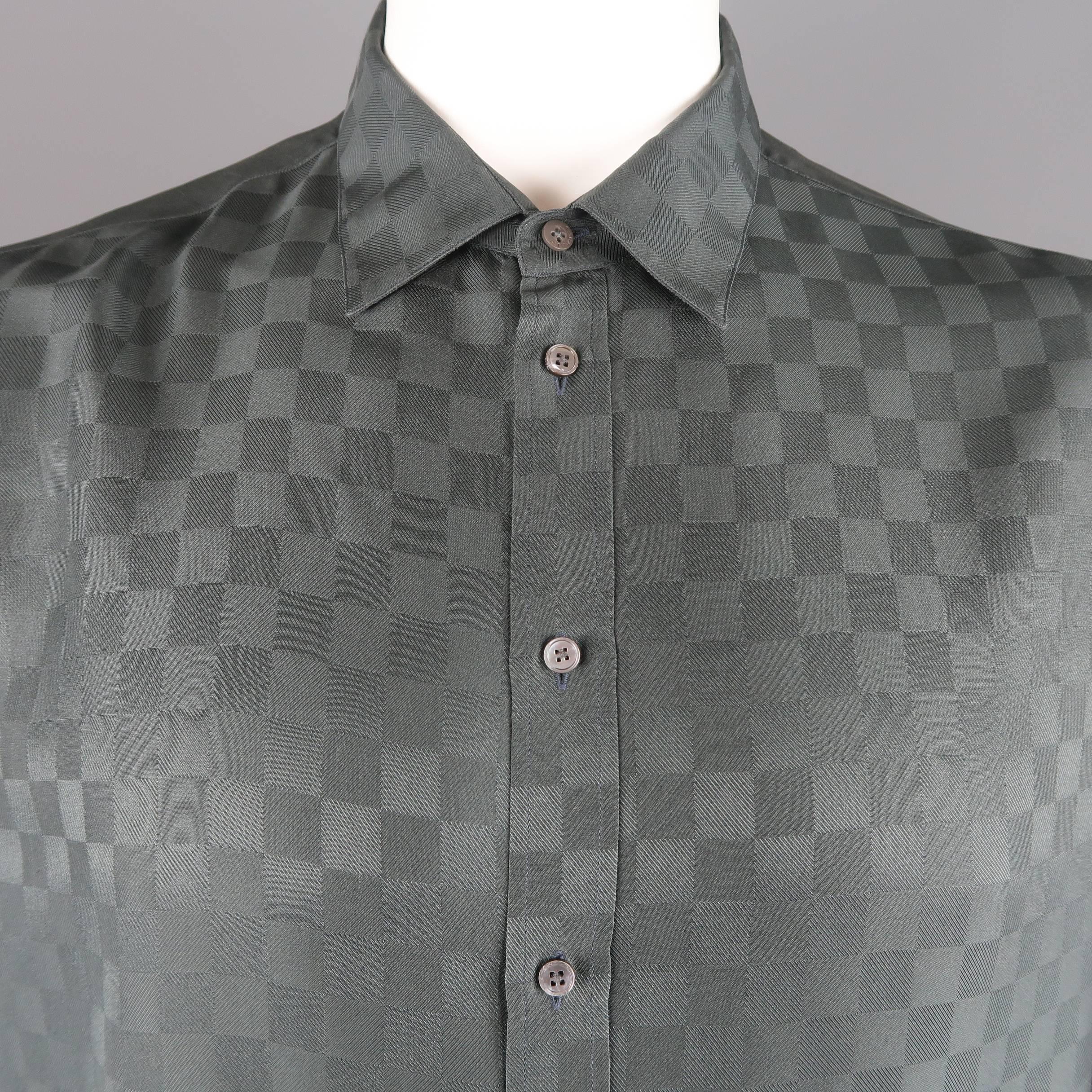 Louis Vuitton Damier Shirt - 4 For Sale on 1stDibs  louis vuitton  checkered shirt, lv checkered shirt, louis vuitton shirt men black