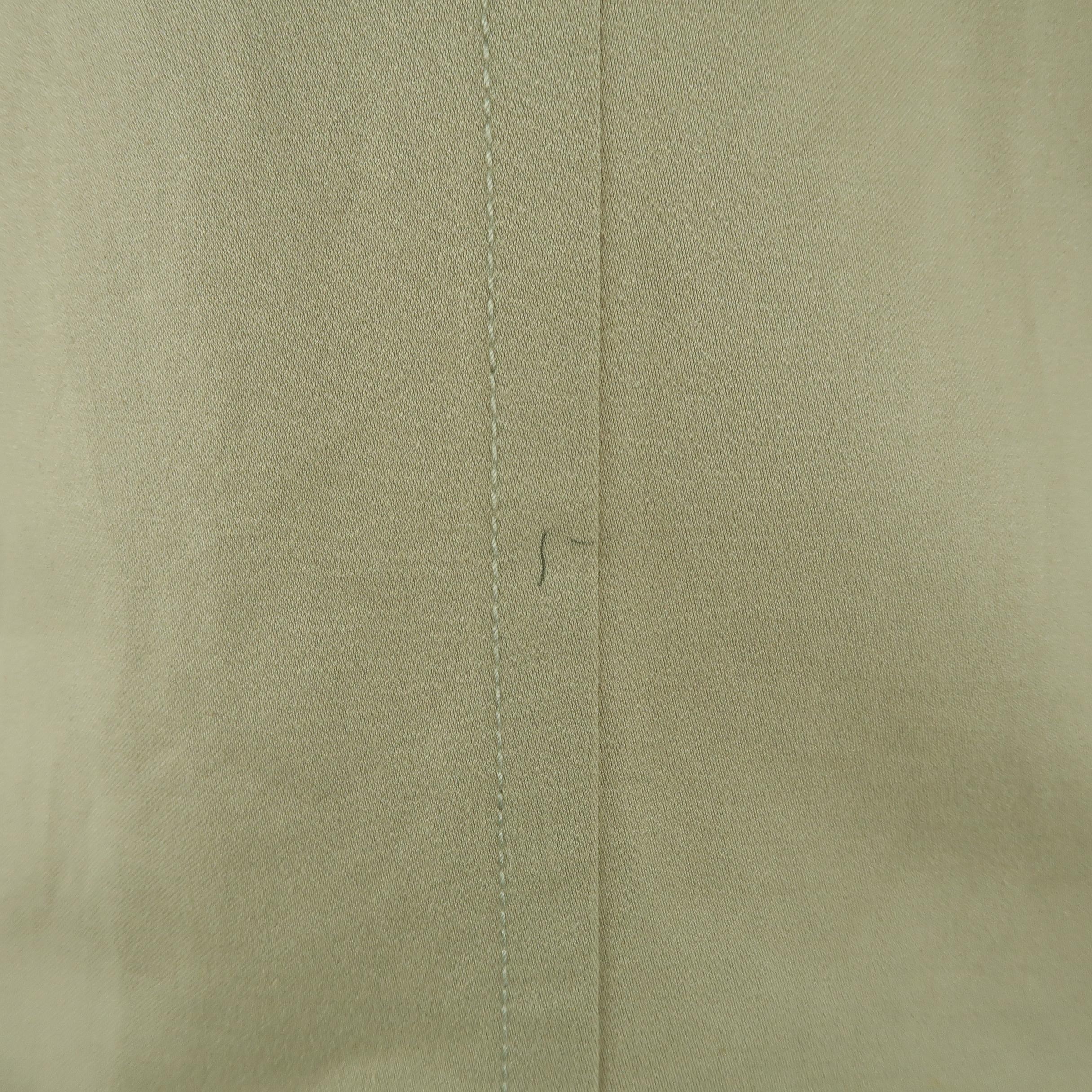 GUCCI by TOM FORD 38 Beige Solid Linen, Cotton -  Blazer / Sport Coat / Jacket 5